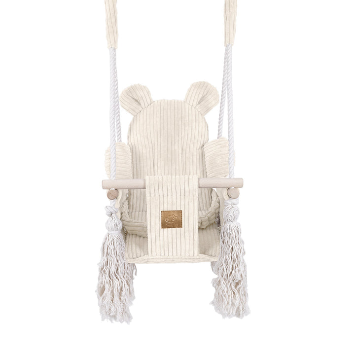 Indoor Baby Swing, Teddy - Ecru